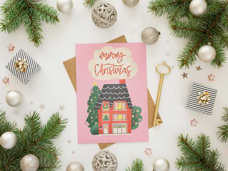 My first christmas card design